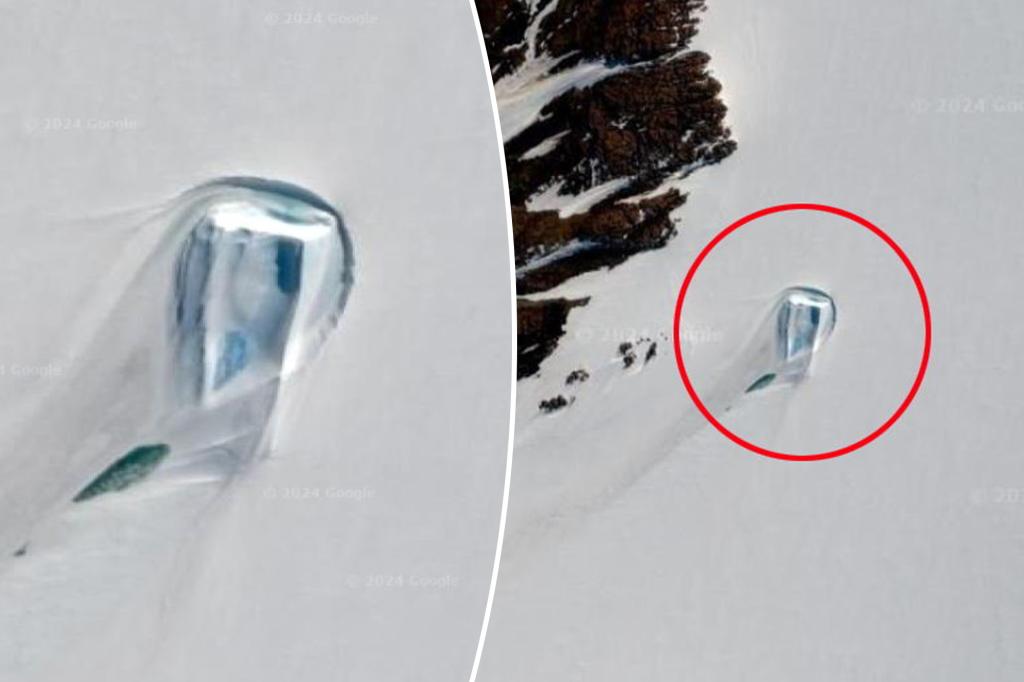 Mysterious 'doors' discovered in Antarctic ice via Google Maps - and conspiracy theorists have wild ideas